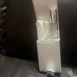 Silver Travel Perfume Atomizer Set